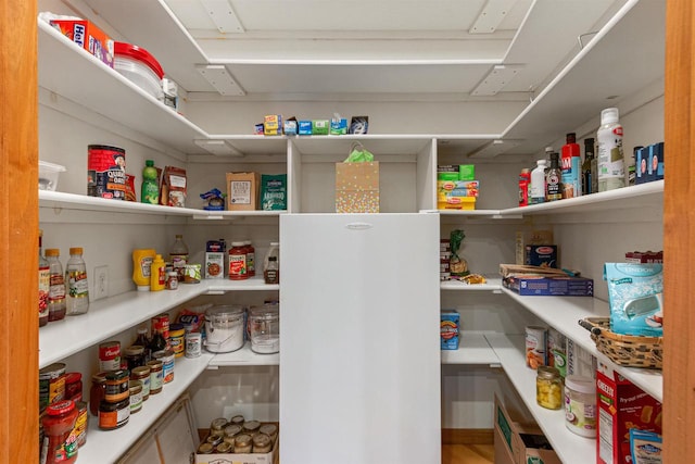 view of pantry