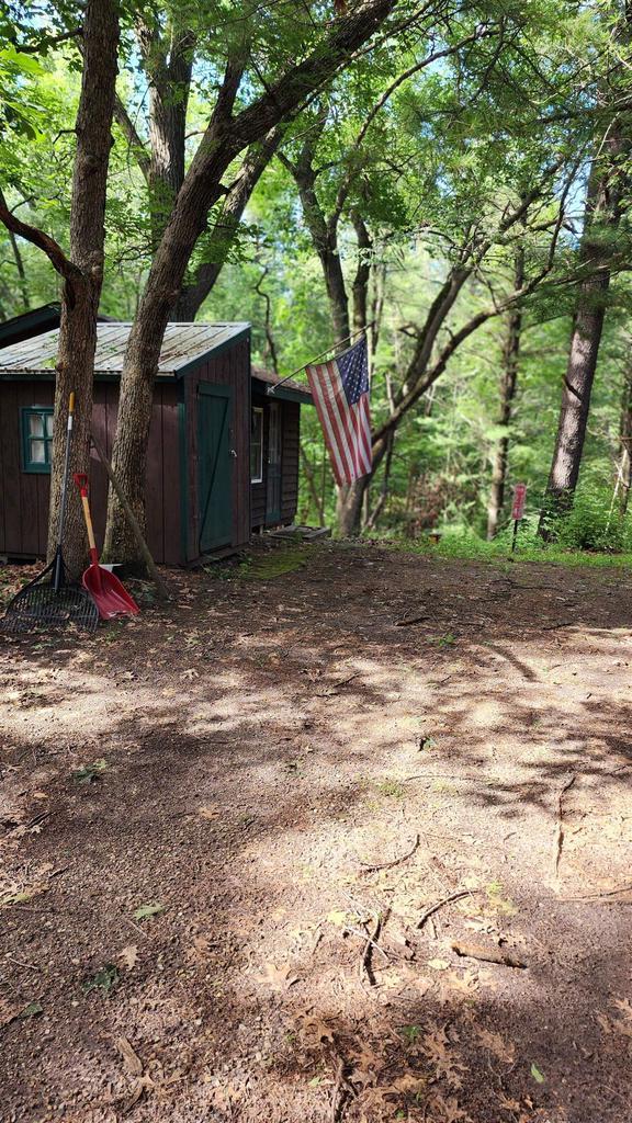 N697 County Rd N, Neshkoro, WI 54960 - view of yard with a storage shed and an outdoor structure