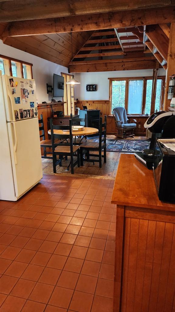 N697 County Rd N, Neshkoro, WI 54960 - living area with wood ceiling