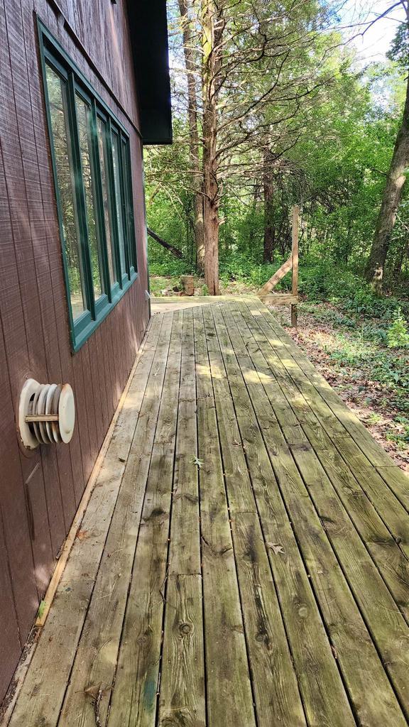 N697 County Rd N, Neshkoro, WI 54960 - view of wooden deck