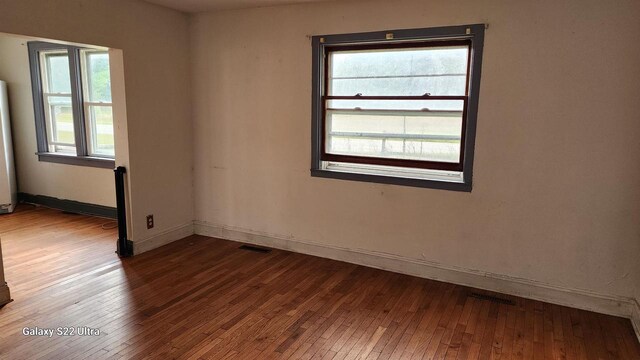 N697 County Rd N, Neshkoro, WI 54960 - unfurnished room with baseboards and wood-type flooring