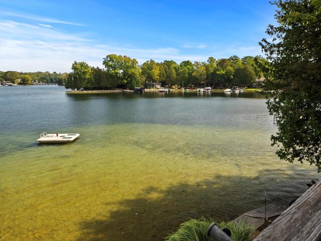 view of water feature