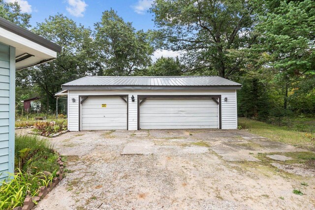 N1802 Shambeau, Waupaca, WI 54981 - view of detached garage