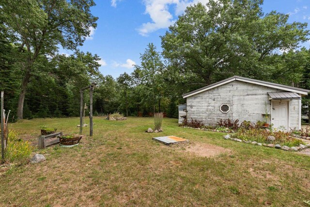 N1802 Shambeau, Waupaca, WI 54981 - view of yard
