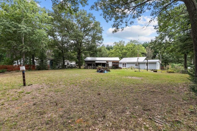 N1802 Shambeau, Waupaca, WI 54981 - view of yard