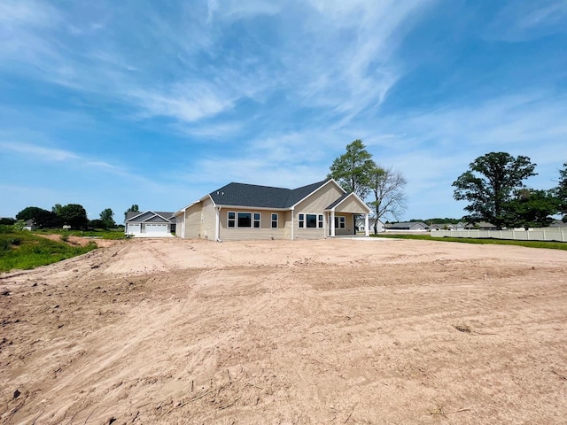 view of ranch-style home