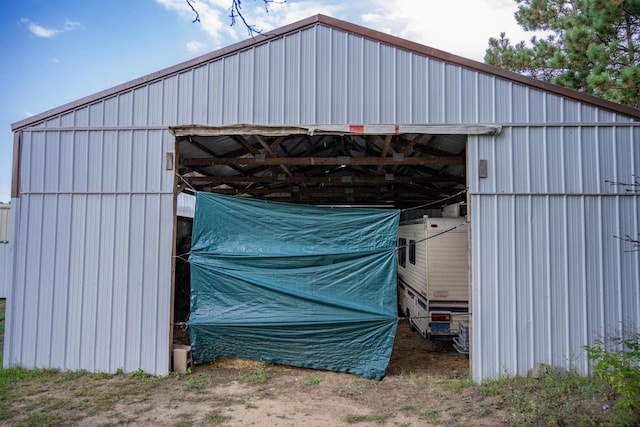 view of outdoor structure