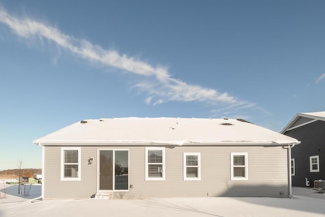 view of rear view of property