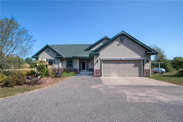 ranch-style house with a garage