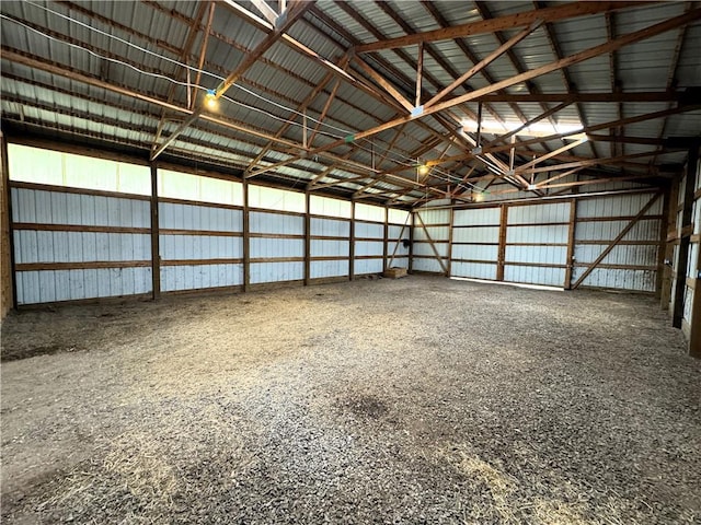 9018N Anderson Rd, Hayward, WI 54843 - garage featuring metal wall