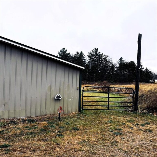 9018N Anderson Rd, Hayward, WI 54843 - view of outbuilding with a gate