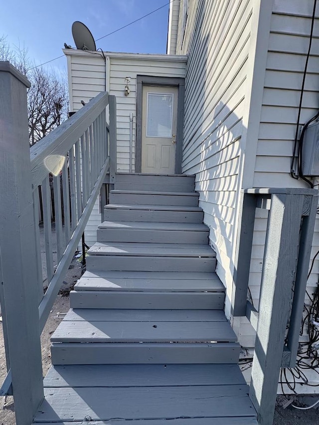 exterior space with a wooden deck