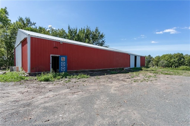 view of outbuilding