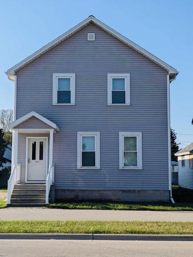 view of front of home