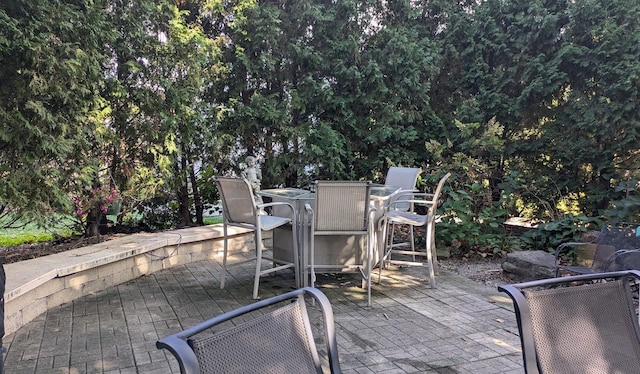 view of patio / terrace with outdoor dining area