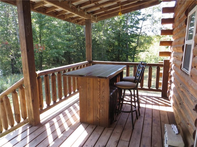 view of deck