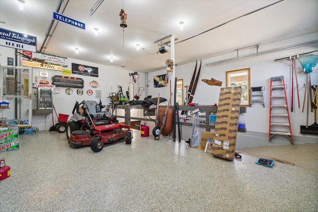7001 Novak Rd, Racine, WI 53402 - garage with a garage door opener