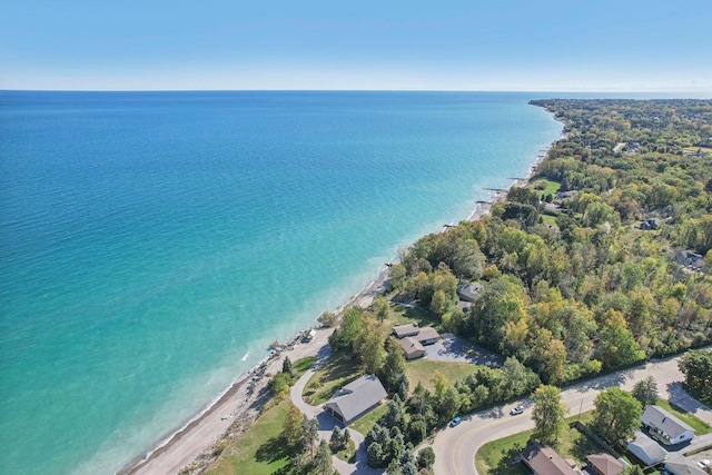 7001 Novak Rd, Racine, WI 53402 - view of property location featuring waterfront with a beach