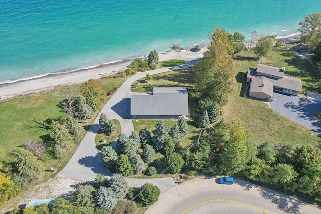 7001 Novak Rd, Racine, WI 53402 - view of property location featuring waterfront with a beach