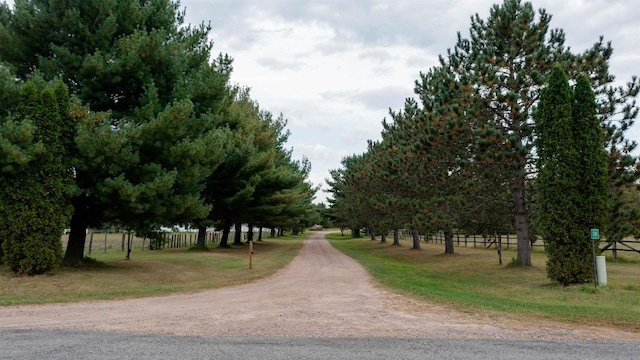 view of road