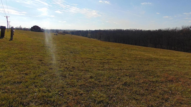 view of nature featuring a rural view