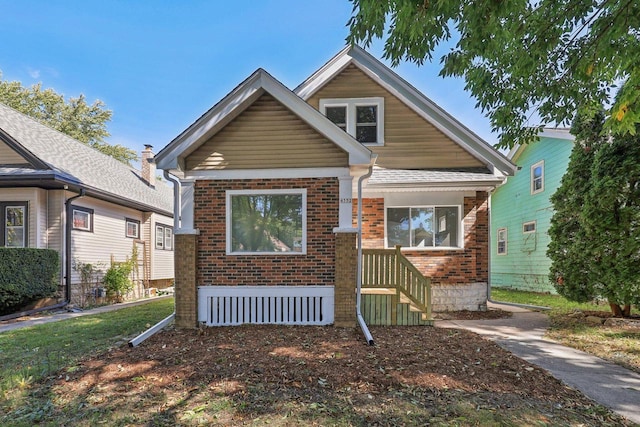 view of bungalow