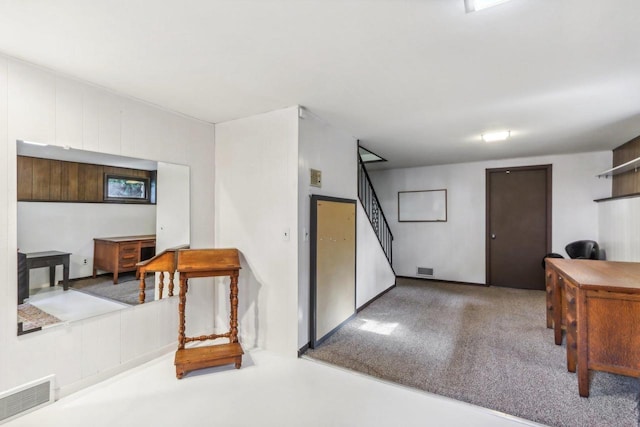 5302 Arapahoe Ln, Madison, WI 53704 - carpeted home office with visible vents