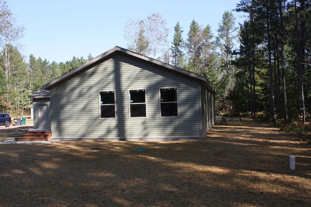 view of home's exterior