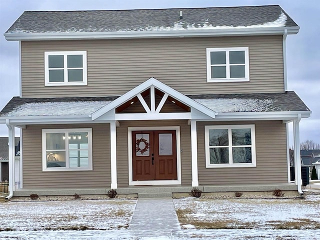 1295 Stonehaven Dr, Sun Prairie, WI 53590 - view of front of property with a shingled roof