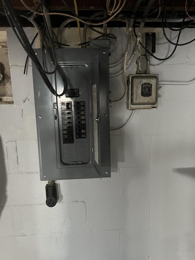 utilities with electric panel