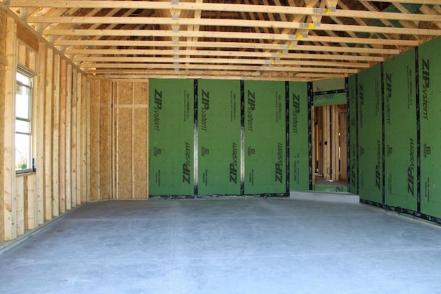 miscellaneous room with concrete flooring