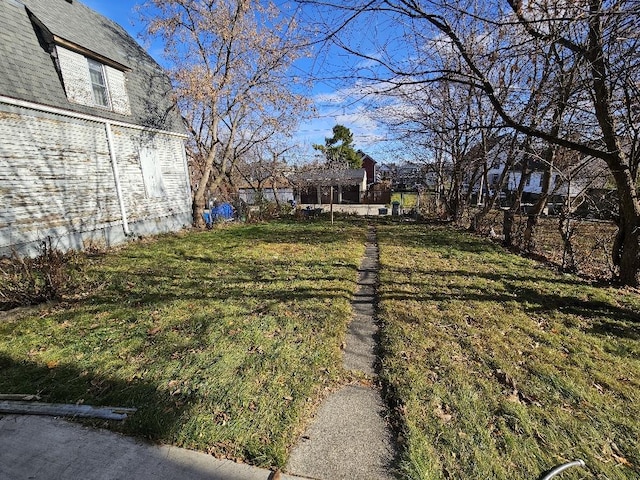 view of yard