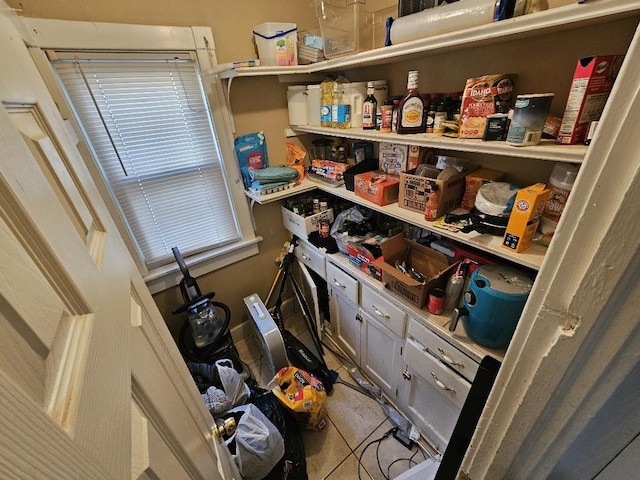 view of pantry