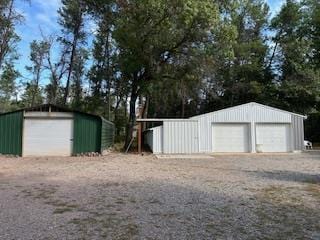 W4706 29th St, Necedah, WI 54646 - view of yard featuring a detached garage and an outdoor structure