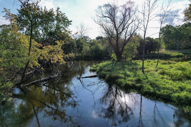 view of water feature