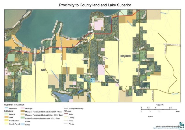 LOT1 County Highway C, Cornucopia, WI 54827