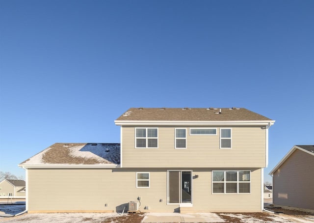 rear view of property with a patio