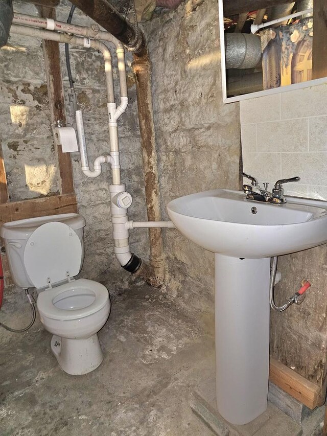 bathroom with toilet