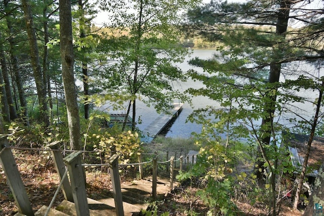 view of water feature