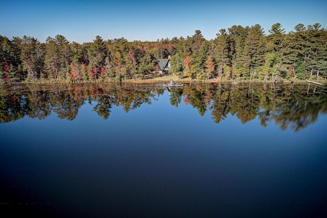 6147 County Rd E, Phelps, WI 54554 - water view with a forest view