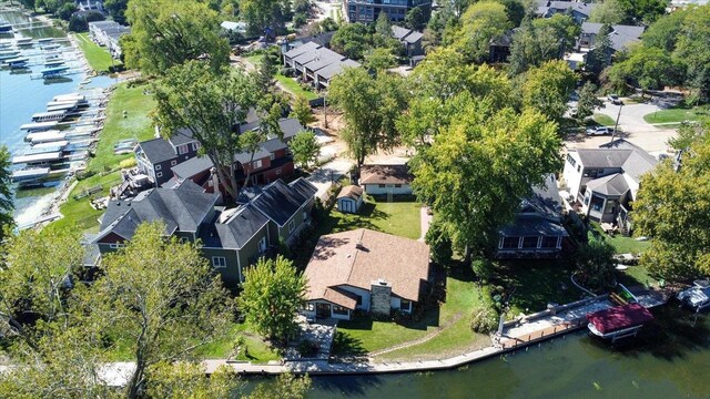 2809 Dewey Ct, Middleton, WI 53562 - birds eye view of property featuring a residential view and a water view