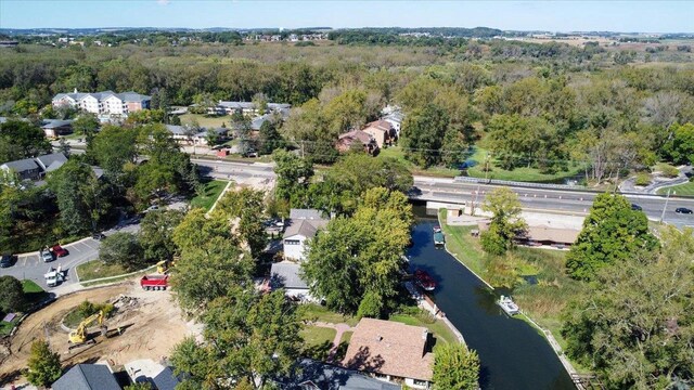 2809 Dewey Ct, Middleton, WI 53562 - birds eye view of property with a forest view