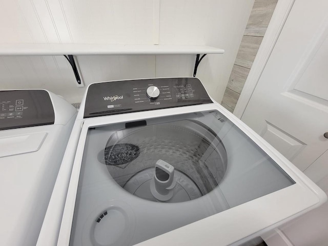 laundry area featuring separate washer and dryer