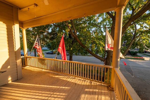 view of deck