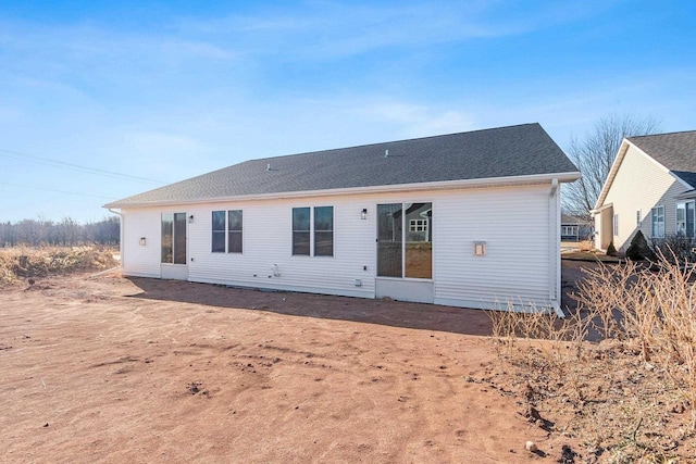 view of rear view of property