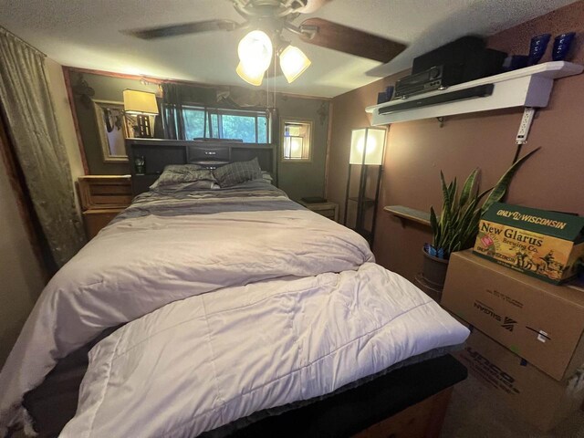 650 Roosevelt St, Mauston, WI 53948 - bedroom with a ceiling fan