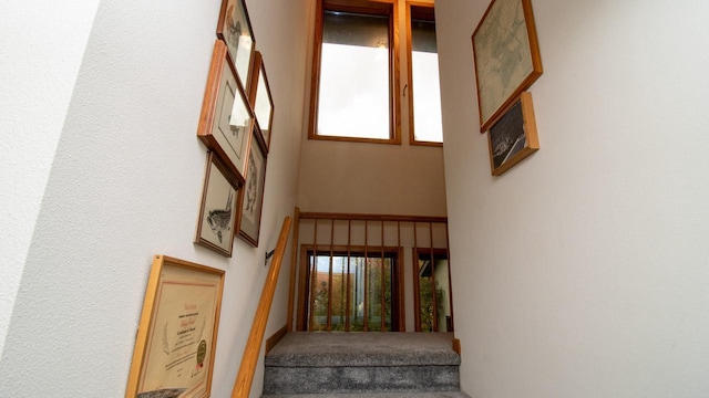 view of staircase