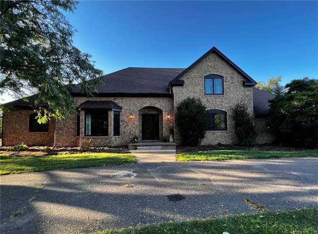 view of french country home