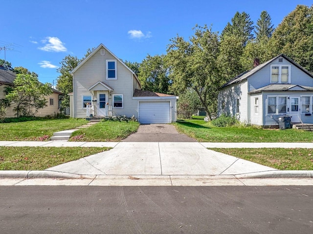 view of property with a front yard