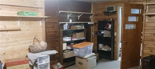 view of storage room